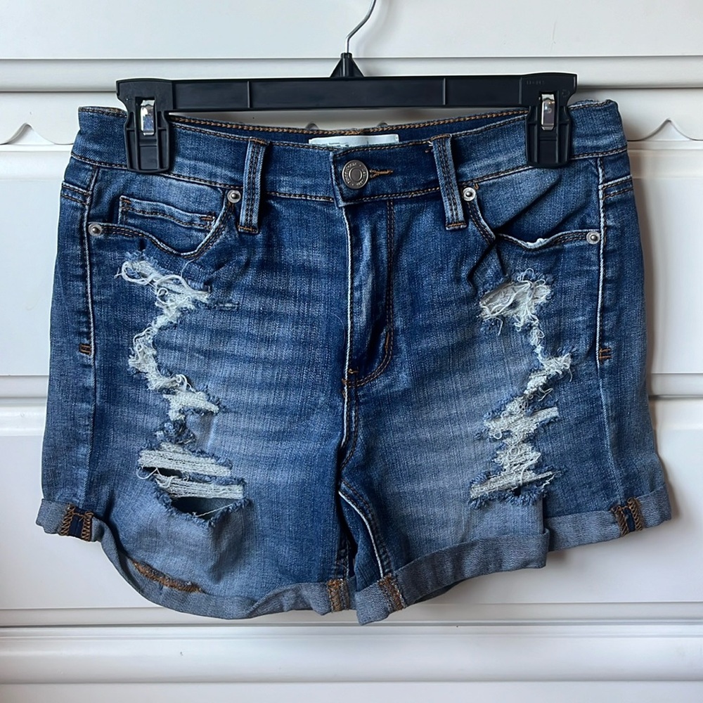 Mudd Mid-Rise Jean Shorts
